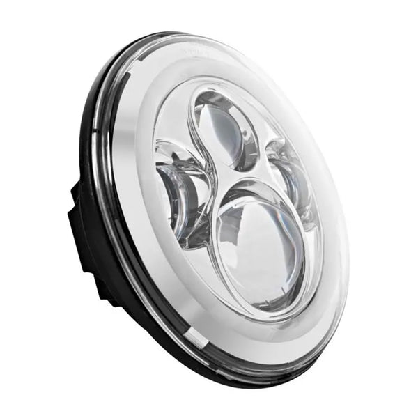 7" LED Chrome HALOMAKER® Headlight (Daymaker Replacement) for Harley® Batwing Fairing & Softail
