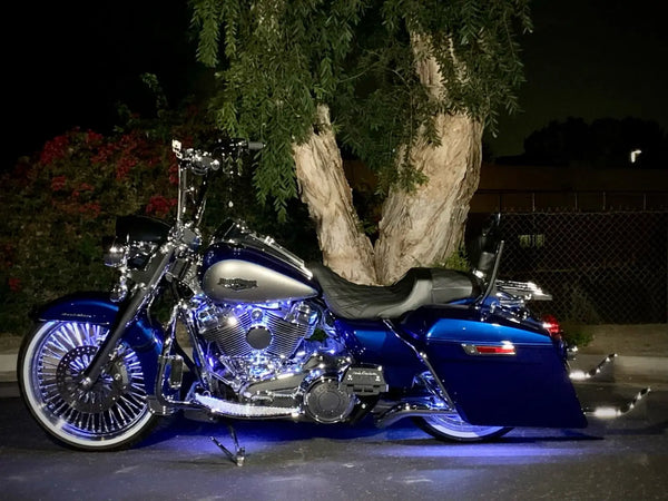 HOGWORKZ® LED Motorcycle Underglow Accent Lighting | 12 Strip Kit