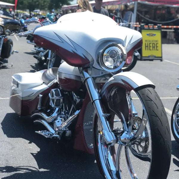 7" LED Chrome Headlight (Daymaker Replacement) for Harley® Road King