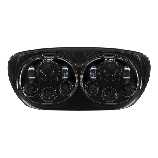 HOGWORKZ® Dual LED Blackout Headlight for Harley® Road Glide '98-'13