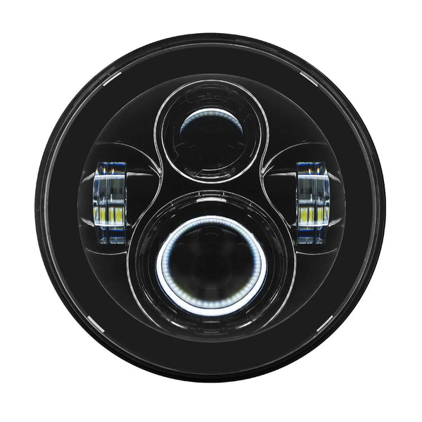 7" LED Blackout Headlight (Daymaker Replacement) for Harley® Batwing Fairing & Softail
