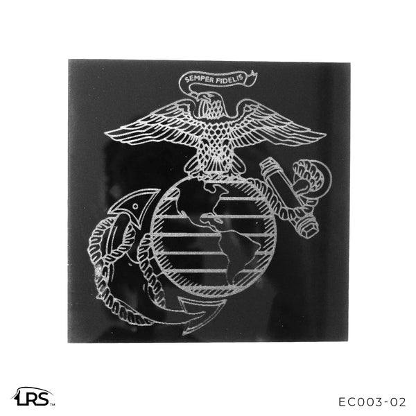 Marines Laser Etchings