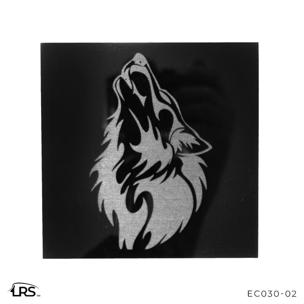 Wolf Laser Etchings