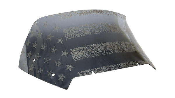 Edge-to-Edge Etching Grunge USA Flag