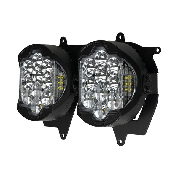HOGWORKZ® Silvertooth™ Performance LED Headlight for Harley® Road Glide '15-'25