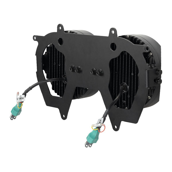 HOGWORKZ® Silvertooth™ Performance LED Headlight for Harley® Road Glide '15-'25