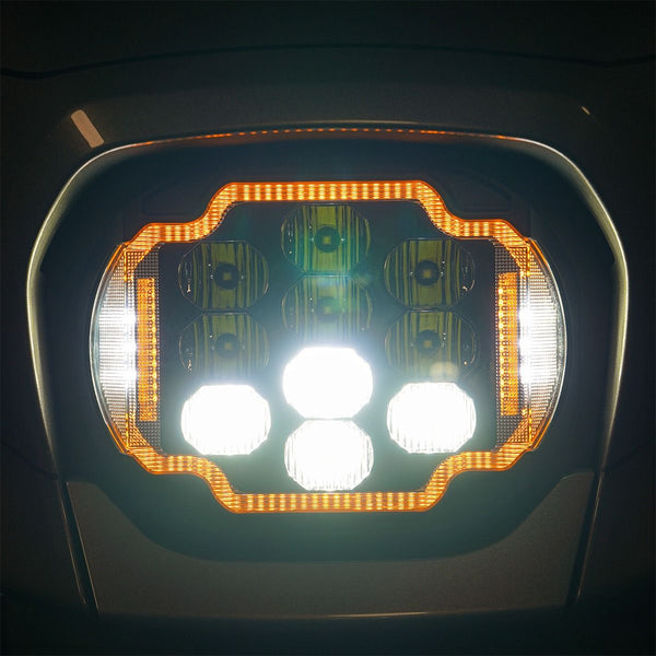LED Silvertooth™ Performance Headlight for Harley® Street Glide '23.5-'26