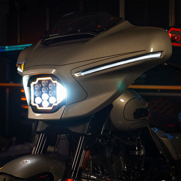 LED Silvertooth™ Performance Headlight for Harley® Street Glide '23.5-'26