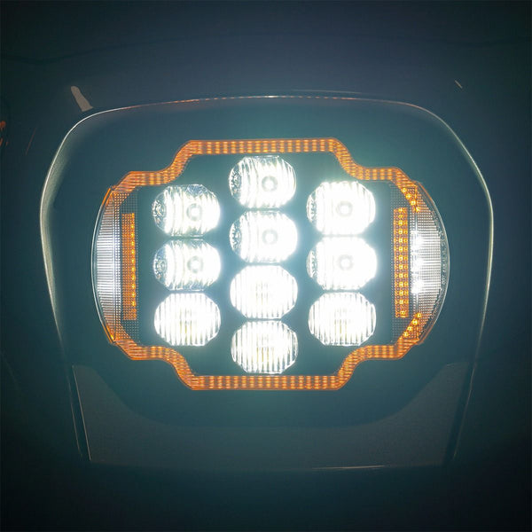 LED Silvertooth™ Performance Headlight for Harley® Street Glide '23.5-'26