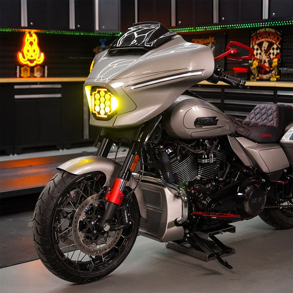 LED Goldtooth™ Performance Headlight for Harley® Street Glide '23.5-'26