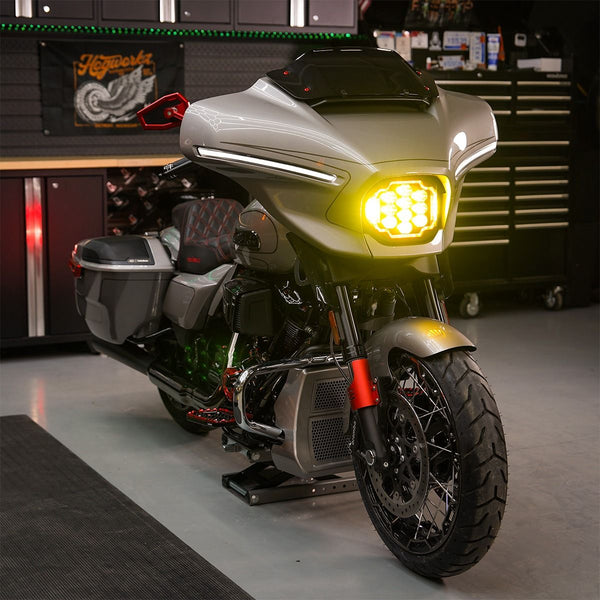 LED Goldtooth™ Performance Headlight for Harley® Street Glide '23.5-'26