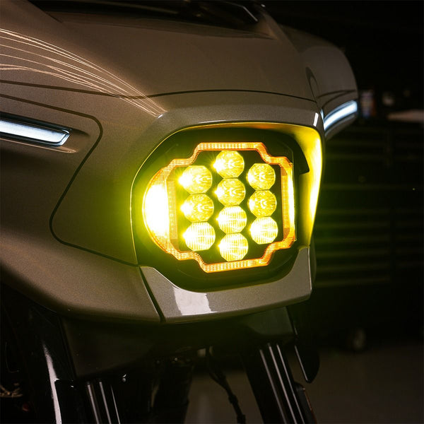 LED Goldtooth™ Performance Headlight for Harley® Street Glide '23.5-'26