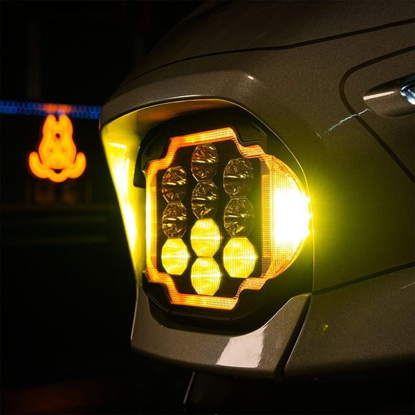 LED Goldtooth™ Performance Headlight for Harley® Street Glide '23.5-'26