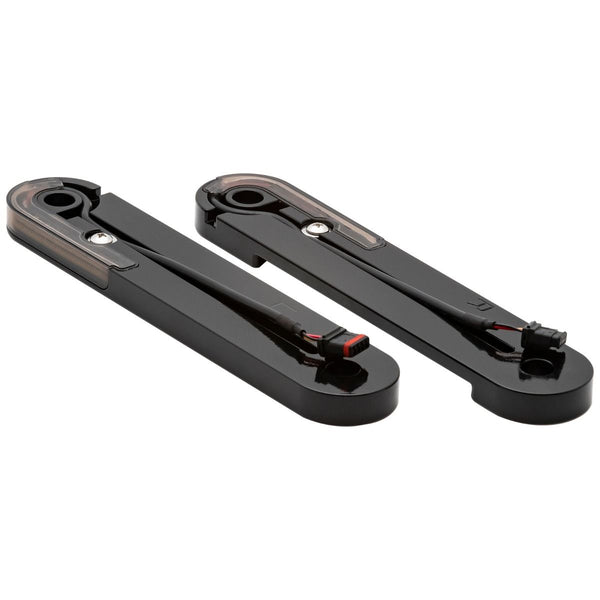 HOGWORKZ® Street Glide and Road King Billet Fork Turn / DRL Signals for '14-'25 | Black