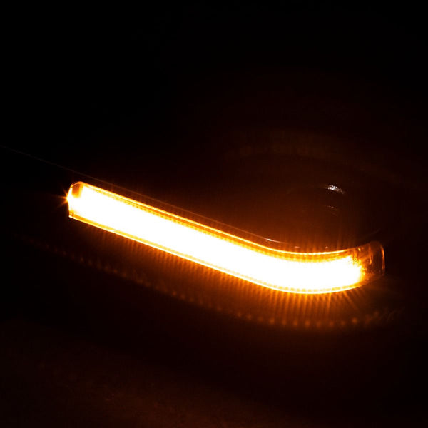 HOGWORKZ® Street Glide and Road King Billet Fork Turn / DRL Signals for '14-'25 | Black