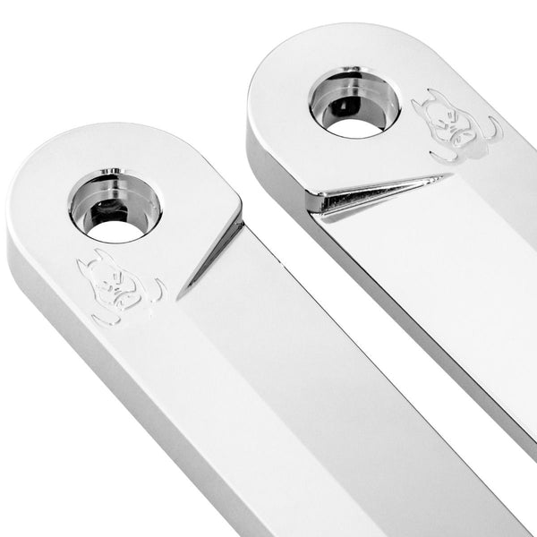 HOGWORKZ® Street Glide and Road King Billet Fork Turn / DRL Signals for '14-'25 | Chrome