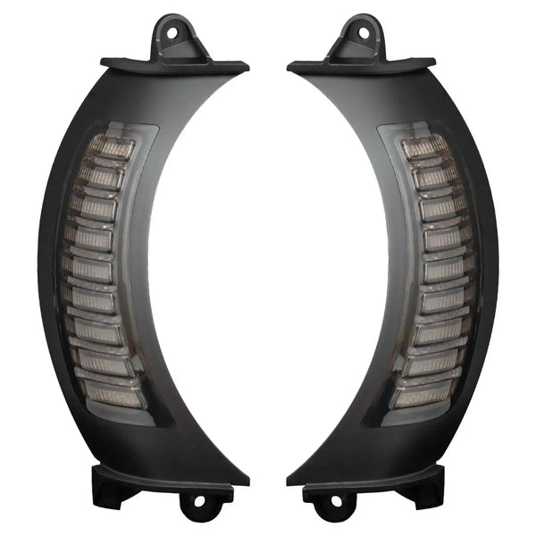 HOGWORKZ® Road Glide Visionz LED Turn Signal & DRL Vent Inserts for '15-'23 | Black