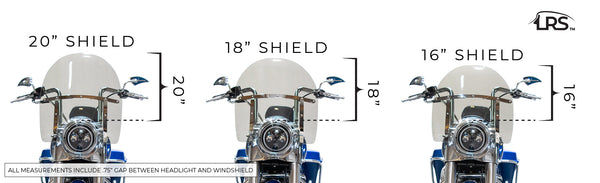 Blemish Road King Zephyr Elite Series Polycarbonate Windshield