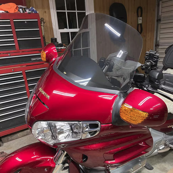 Motorhoes Windproof Motorhoes voor Honda GL 1500 Gold Wing Aspencade/GL 1500 Gold Wing SE Outdoor Elastische zoom Winddicht Regen UV Stof met Reflecterende Strips Motorhoes Windproof Motorhoes voor Honda GL 1500 Gold Wing Aspencade/GL 1500 Gold Wing SE Outdoor Elastische zoom Winddicht Regen UV Stof met Reflecterende Strips